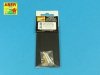 Aber 35L-207 Barrels for British WWI Tank Mk.V Male for 6 pdr (57mm) gun x 2pcs. 8mm Hotchkiss m.1909 x 4pcs. (1:35)